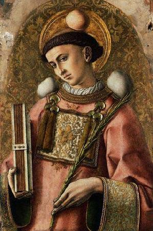 Carlo Crivelli Crivelli 1476 painting of Saint Stephen oil painting picture